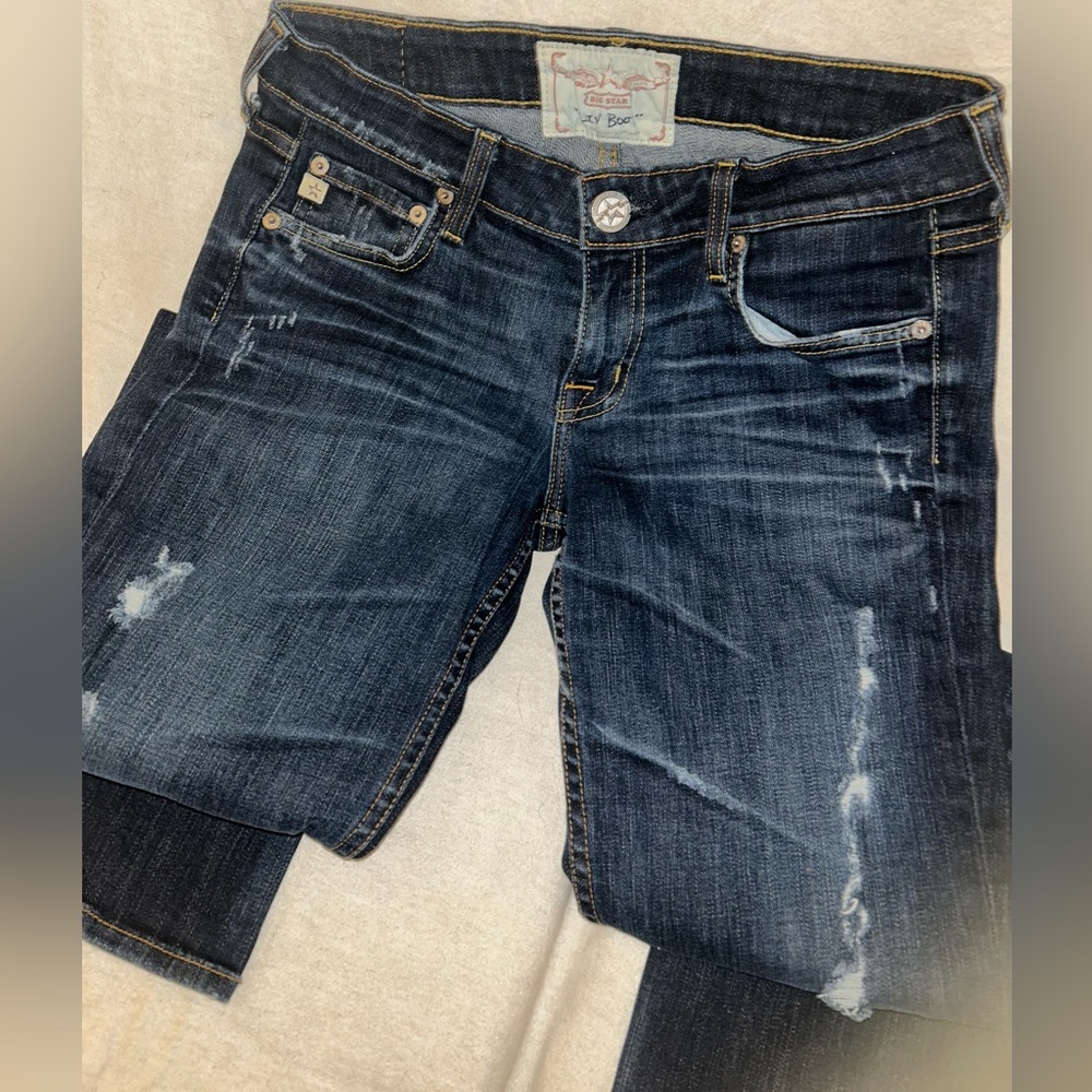 Big Star Liv boot, cut jeans by Buckle 28R